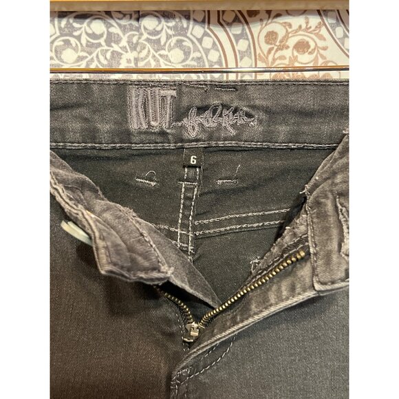 Kut From The Kloth Women’s Charcoal Gray Skinny Jeans – Size 6 - Picture 10 of 12